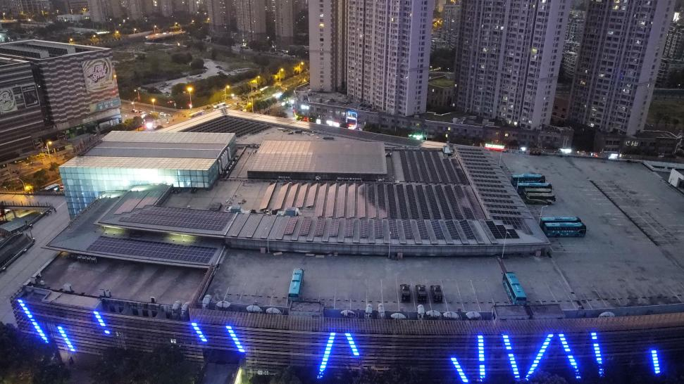 Wuxi Bus Station Project 1MW Distributed Photovoltaic Power Generation Project