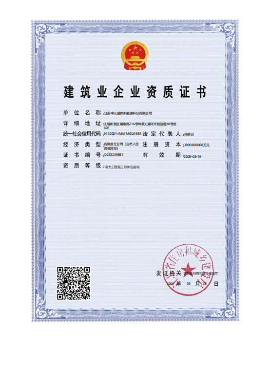 Qualification Certificate 2023